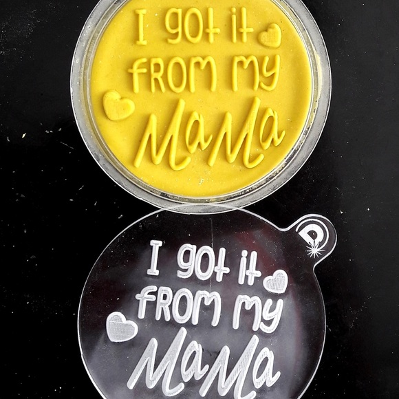 Special Mother's Day Acrylic Outbosser Fondant Stamps For Cakes & Cupcakes. - Picture 8 of 15